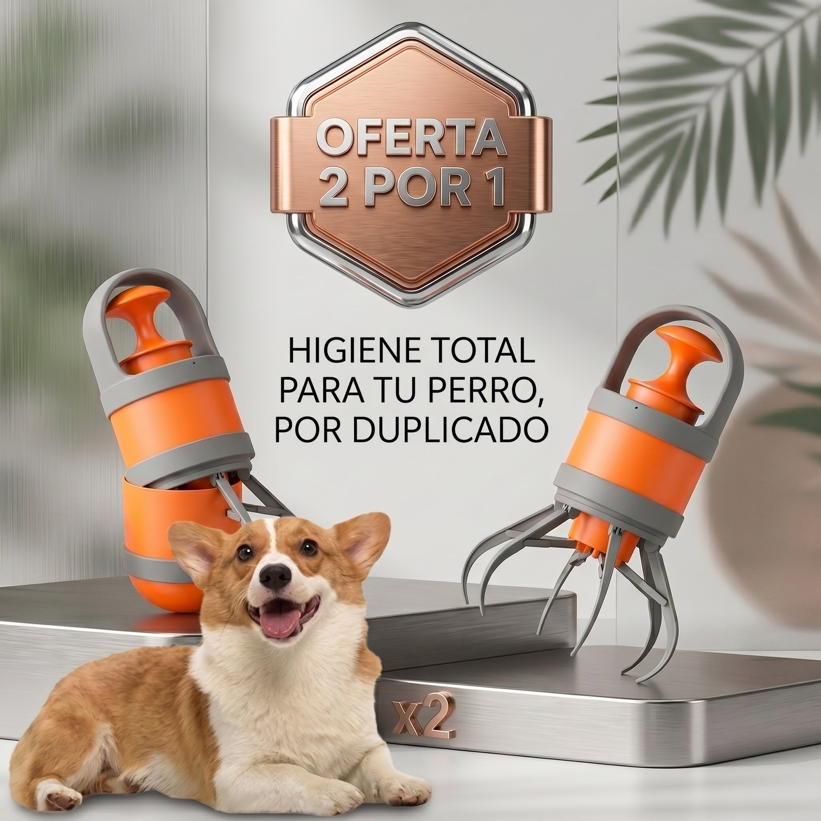 RECOGEDOR RESIDUOS MASCOTAS 2 x1 - Image 2